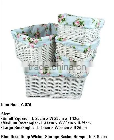 Hotsales Stair Wicker magazine basket