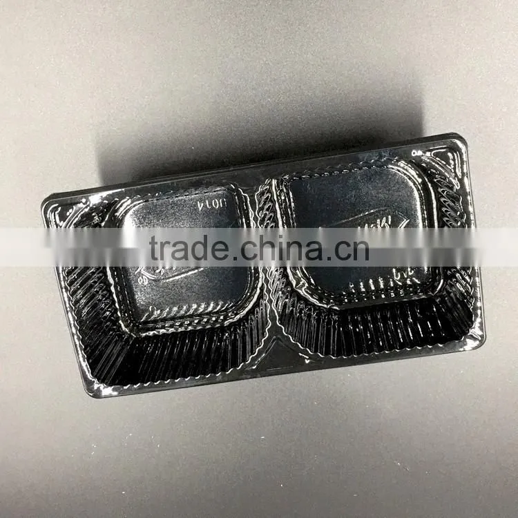 plastic PET blister macaron tray gift box packaging packing macaron display clamshell