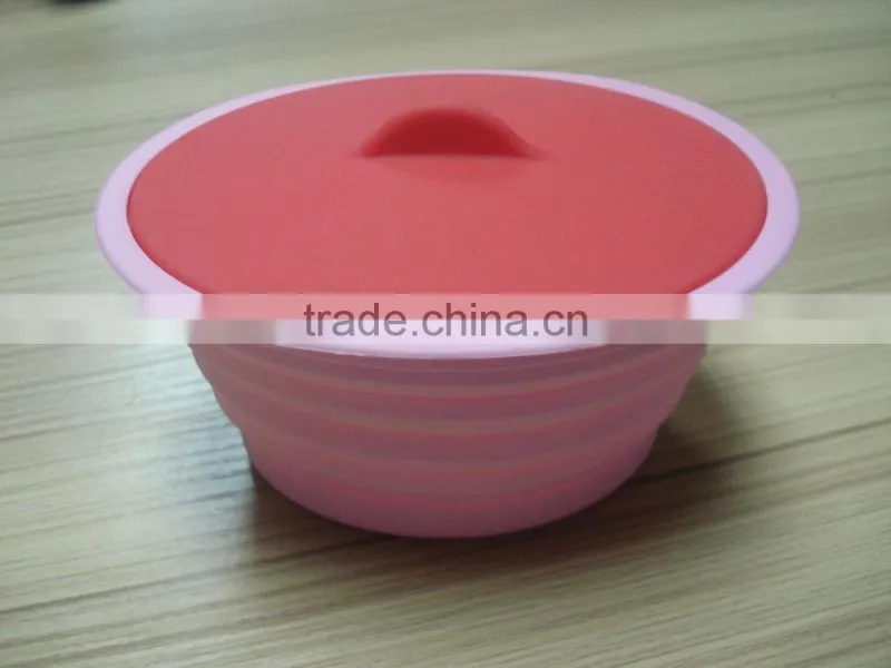 Silicone Feeding Bowl Water Dish Collapsible Travel Portable bowl