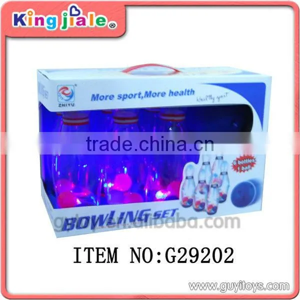 plastic bowling toy set