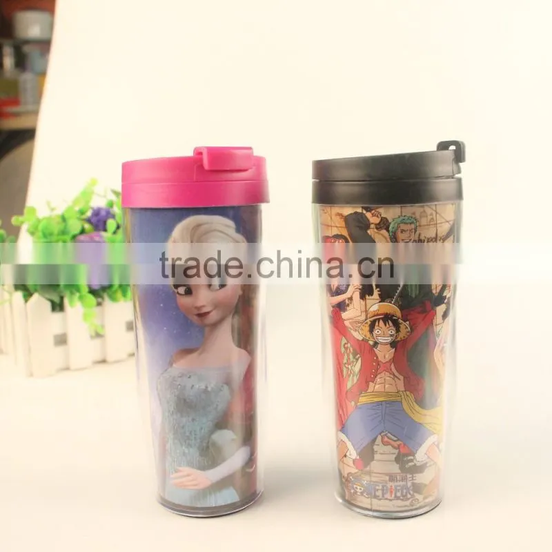 promotional gift iems 350ml color changing travel mug with OEM