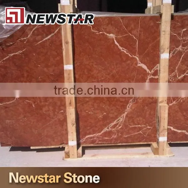Newstar Luxurious Rosso Alicante Marble Stone Villa Wall Tile