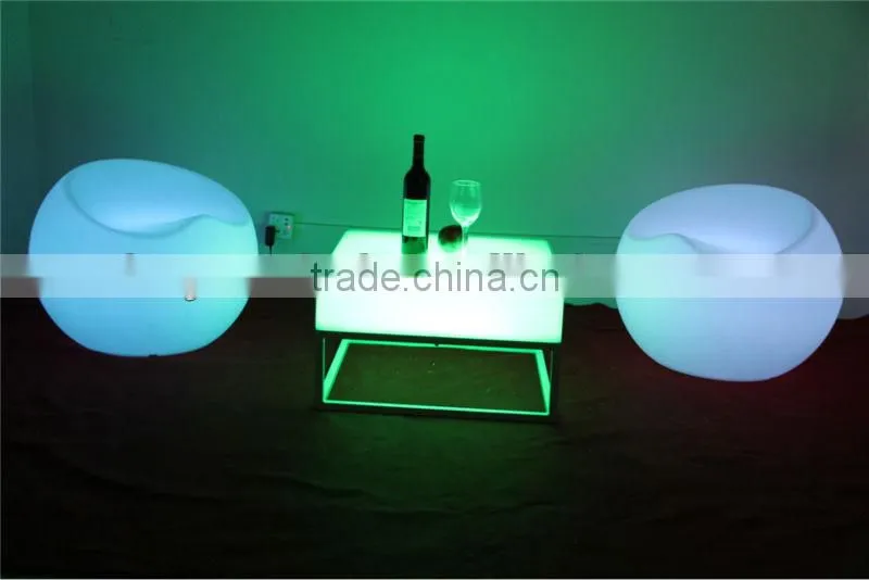 rechargeable outdoor led furniture/led table/led outdoor furniture