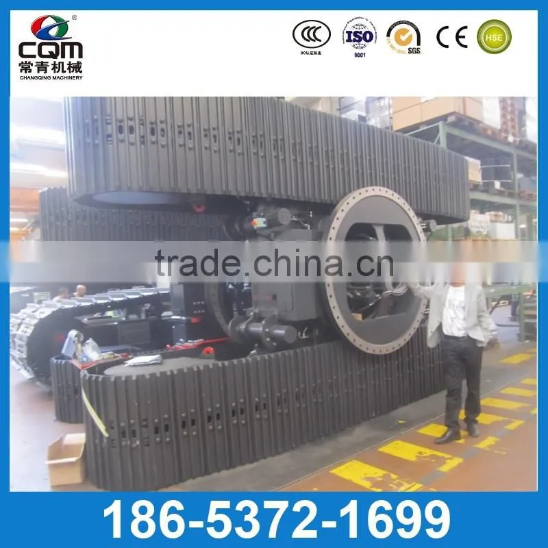 Excavator steel rubber track undercarriage/crawler undercarriage