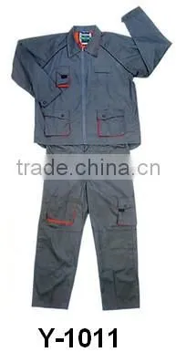 gray working uniform, work uniforms hot saling