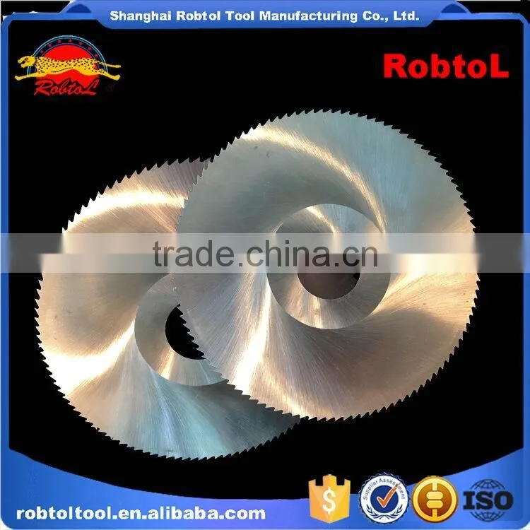 12'' HSS Circular Saw Blade slitting disc cutters slot mill cutting grooving blade for plastic metal Cutting