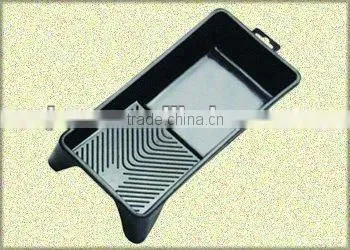 Black 7" 4" paint roller brush plastic Paint tray