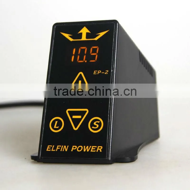 2013 New Arrival ELFIN POWER SUPPLY LCD For Tattoo Power Supply EP-2