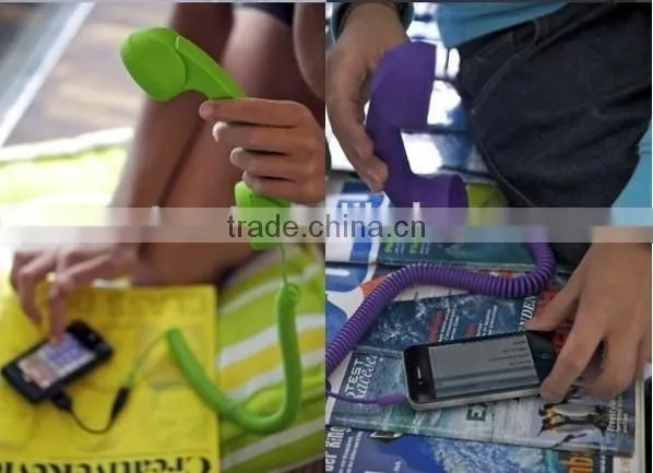 Anti-radiation Bling Retro Cellphone Handset for Iphone and Smartphone
