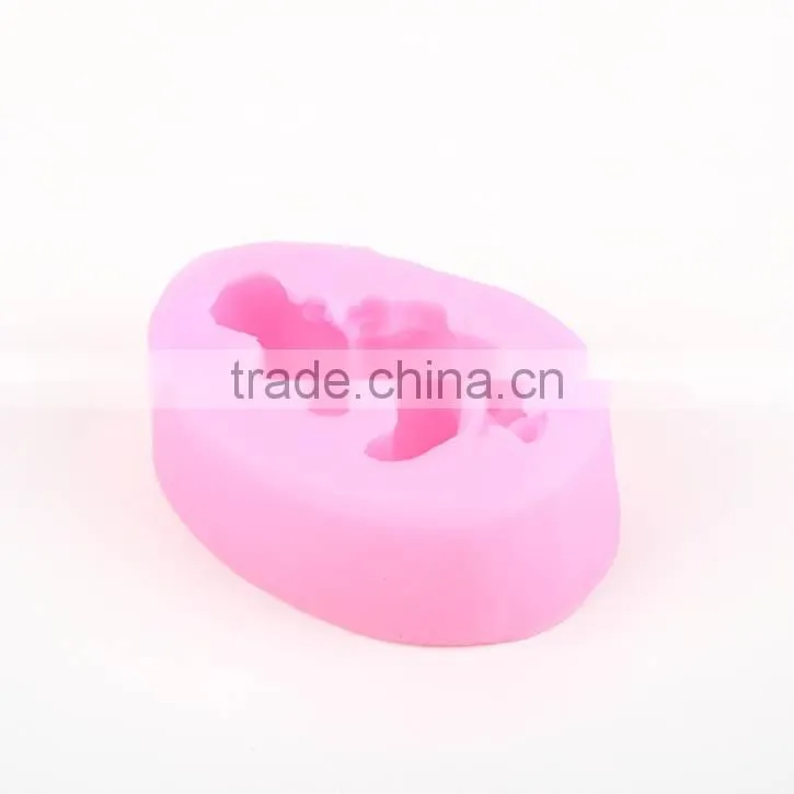 3D Soft Silicone Cake Mold Fondant Decorat Sleeping Baby Silicone Mold Shape Soap Model Custom Silicone Baby Pacifier Mold