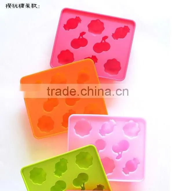 OEM factory cute shapes silicone ice cube tray