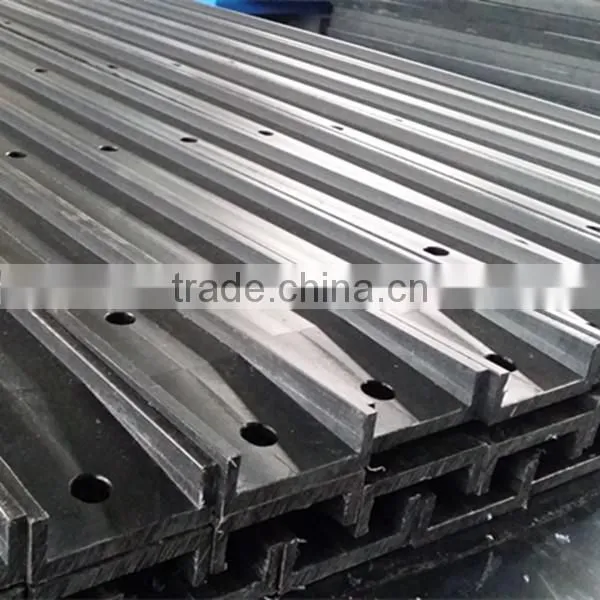 palte conveyor custom upe anti impact plastic guide rail