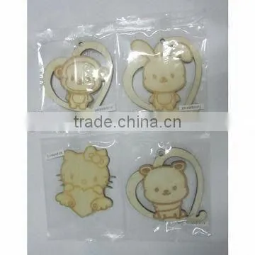 2015 newest cute cat long lasting wooden air freshener