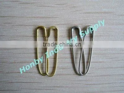 Traditional U shape hang tag safety pin for garment tags