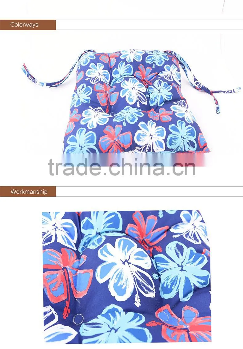 2016 NEW Designed Chair Pillow with Teflon Coating and Flower Printed