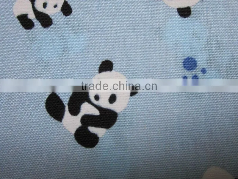 Cute Panda Cotton Printed Cotton Cloth