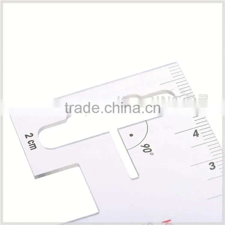 Kearing transparent plastic Measuring gauge for sewing & tailor & fashion design Erose Rulers#5732