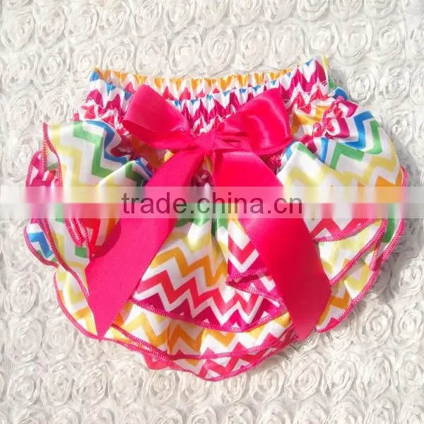 Hot selling new baby infant girls christmas bloomer baby cotton bloomers