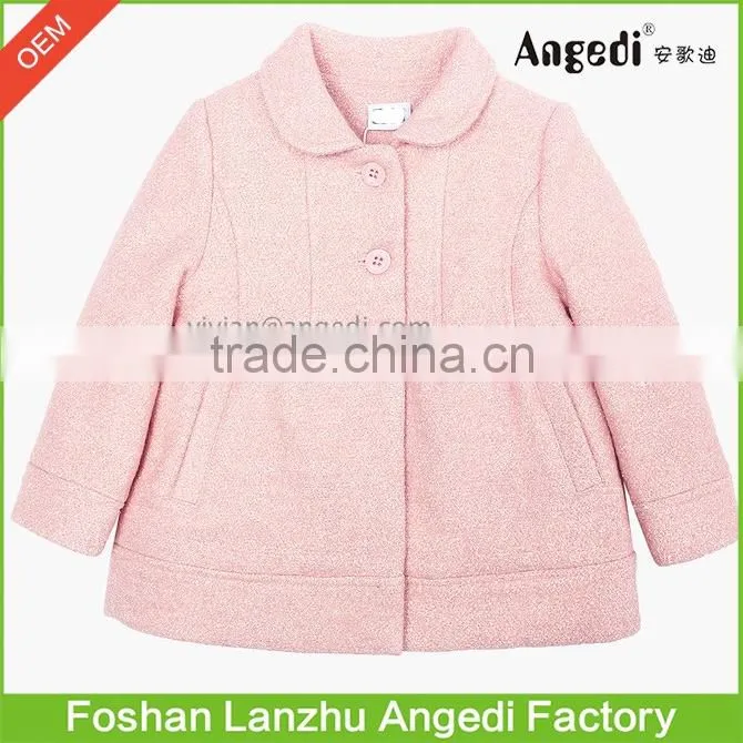 Children Girls Holiday Dress up winter xmas woolen Glitter overcoat