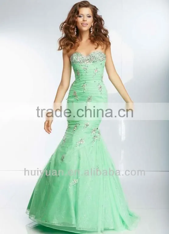Mermaid Sweetheart Beaded Bodice Party Dresses For Women