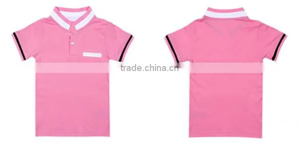 2015 Chinese clothing manufacturers cheap custom kids polo shirt