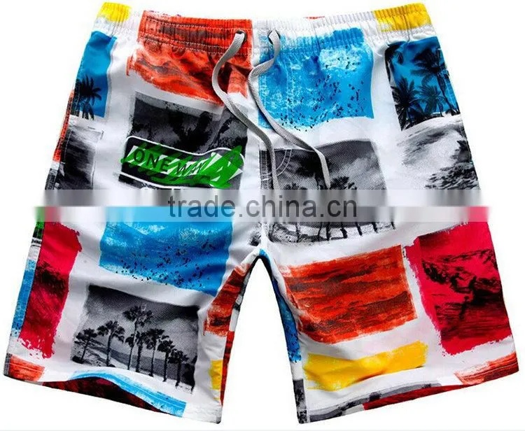 Mens casual seaside beach sarong shorts