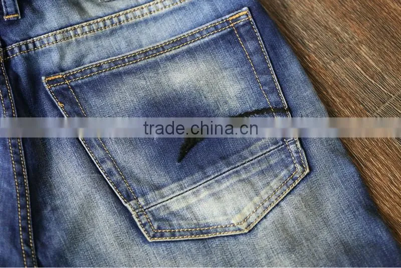 Fashion New Design High Quality Denim Jeans Destroy Pants Professional Jeans Manufacturer in China