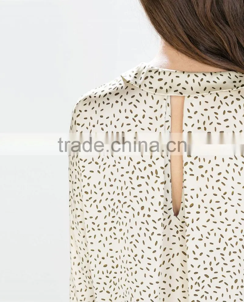 denim and africa print loose fit shirt
