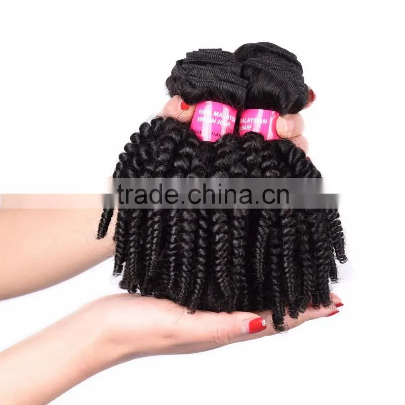 On Sale Virgin Malaysian afro kinky curl Human Hair Extension