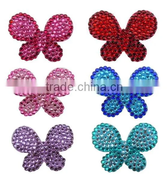 Factory Direct Selling Butterfly Jewelry Parts and Accessories,Rhinestone Butterfly Findings and Jewelry Fittings