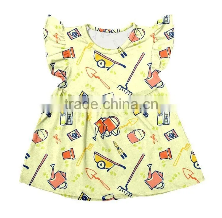 2017 summer pearl girl waist let your baby out of the ordinary wholesale puff sleeve cloth