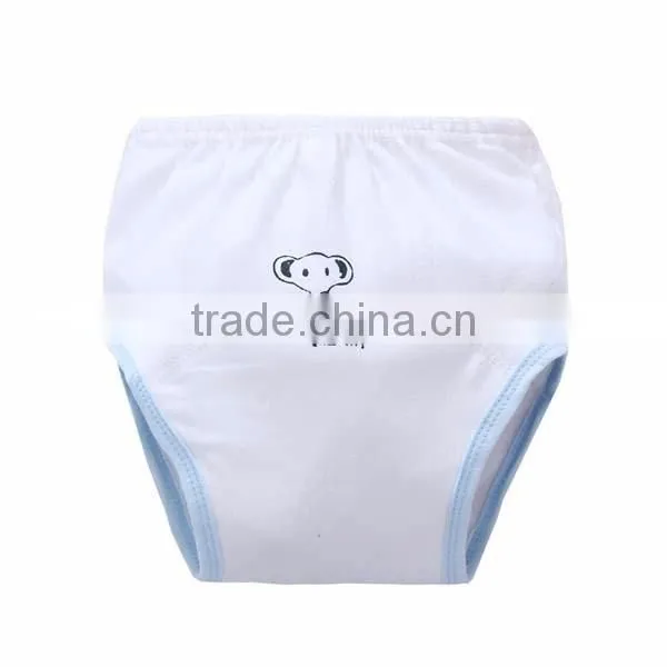 cute lion pattern printed 3 layers waterproof eco friendly infant cloth diaper