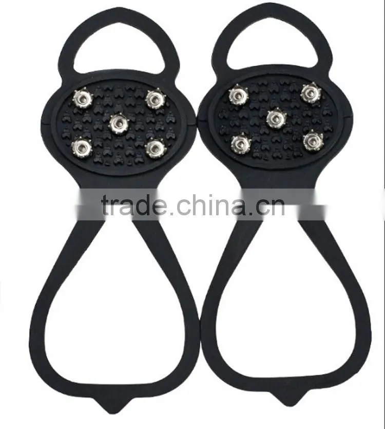 Snow ice crampons ,antislip climbing shoe gripper snow ice cleats