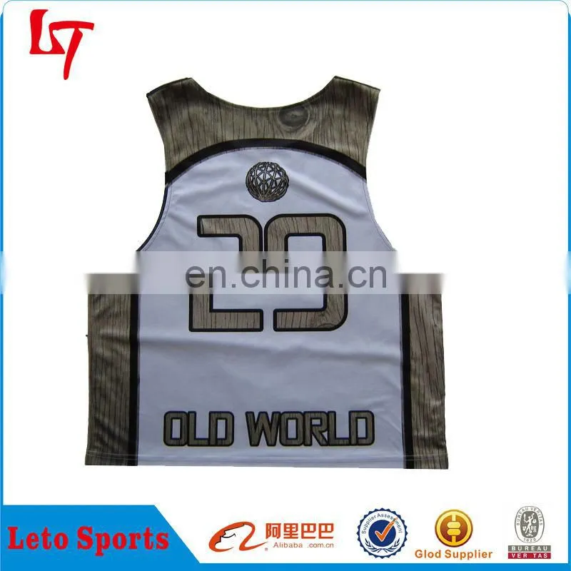 Unique reversible lacrosse uniform custom