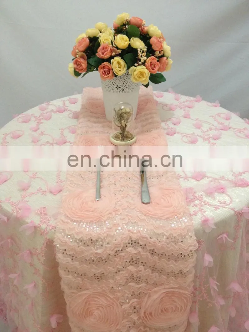 New High-end Product Lace With Sequin Fancy Beautiful Table Runners