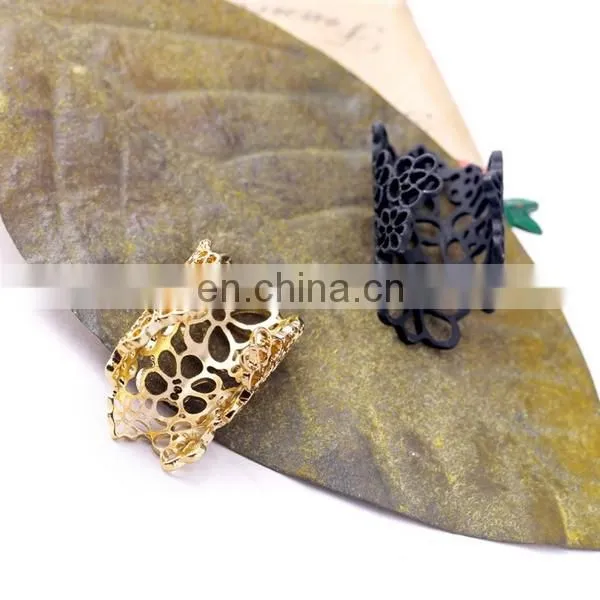 Fashion Hoop Lace Flower Rings Women's Rings Jewelry