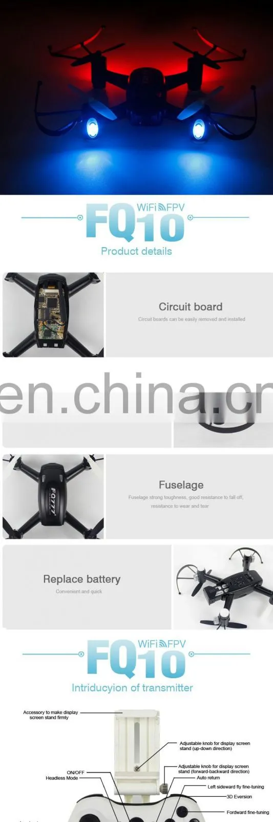 Hot Selling FQ10 Drone with HD Camera