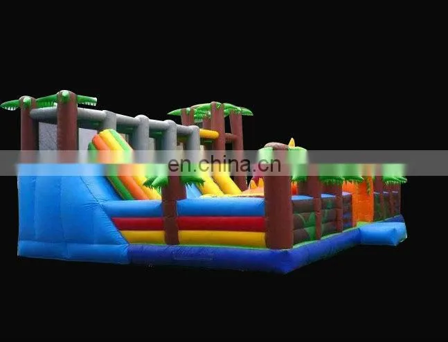 inflatable bouncer slide combo/jungle bouncer combo