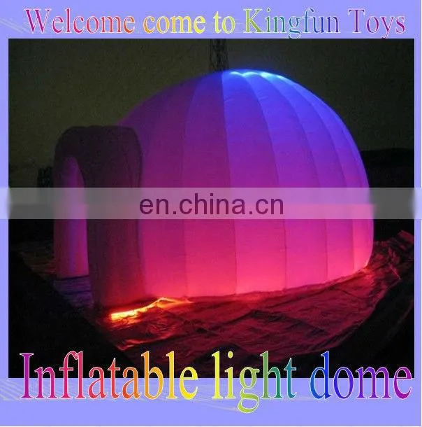 Lighting movable inflatable office pod
