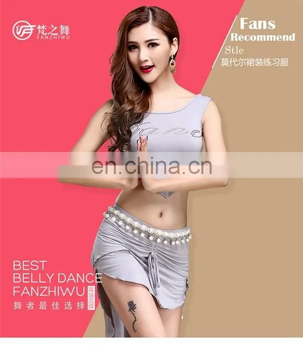 T-5126 New arrival fashion sexy sleeveless modal bellydance costumes