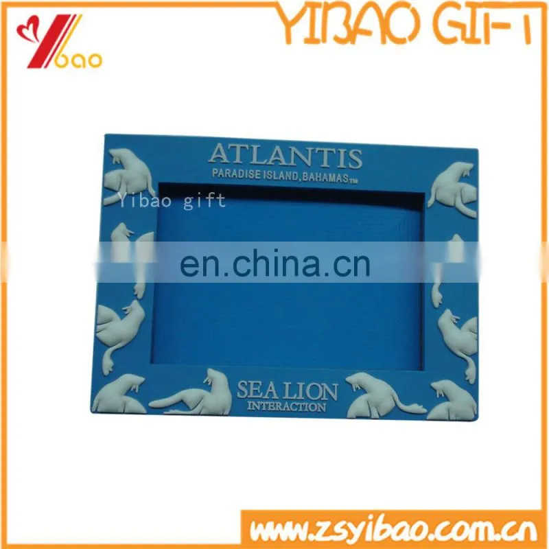 3D PVC colorful photo frame accept customized shape