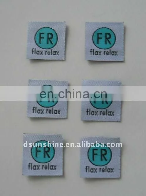 2014 hot sale iron on woven patch for jackets