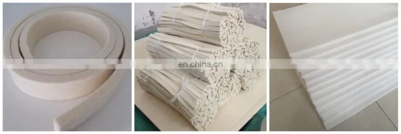 Customized wool felt strip