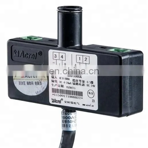 Acrel BR-AI AC1200-2000A rogowski coils high current transmitter output 4-20mA