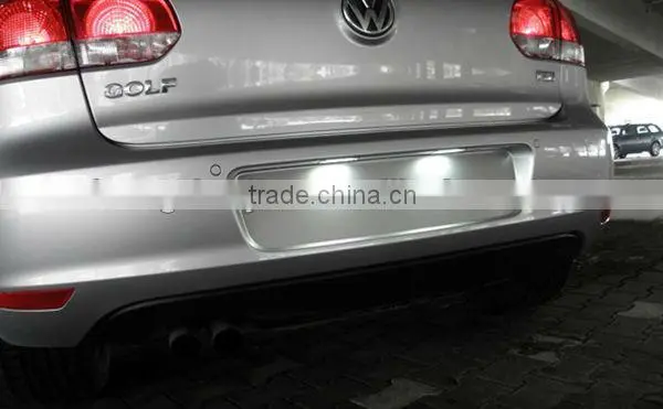 6000K White 18 3528 SMD LED for Touareg Tiguan Bright License Plate Lights