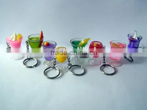 2015 Popular High Quality Keychain, Manufactory Custom Ice Cream Metal Keychain