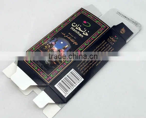 black color special design paper box