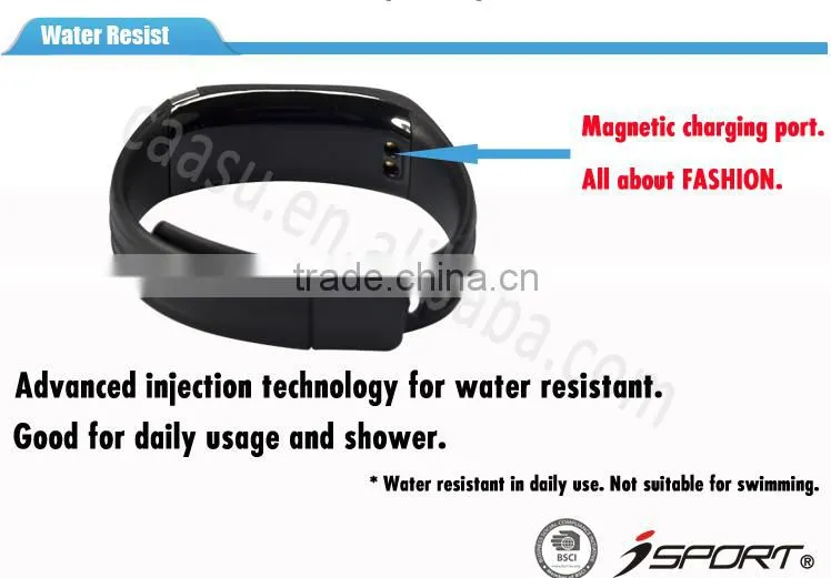 2015 Elegant Design Sleep Monitor Fitness Band
