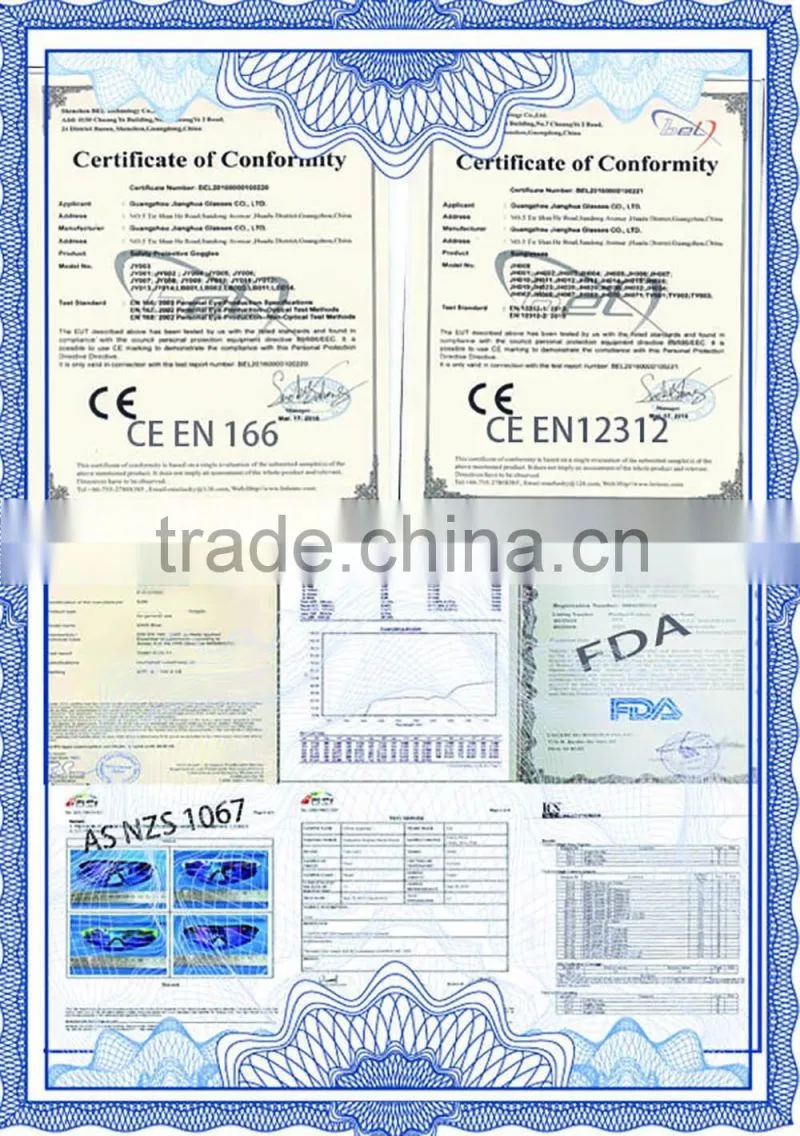 Traditional blue welding filter lens safety eyewear Wide temples increase side protection safety goggles