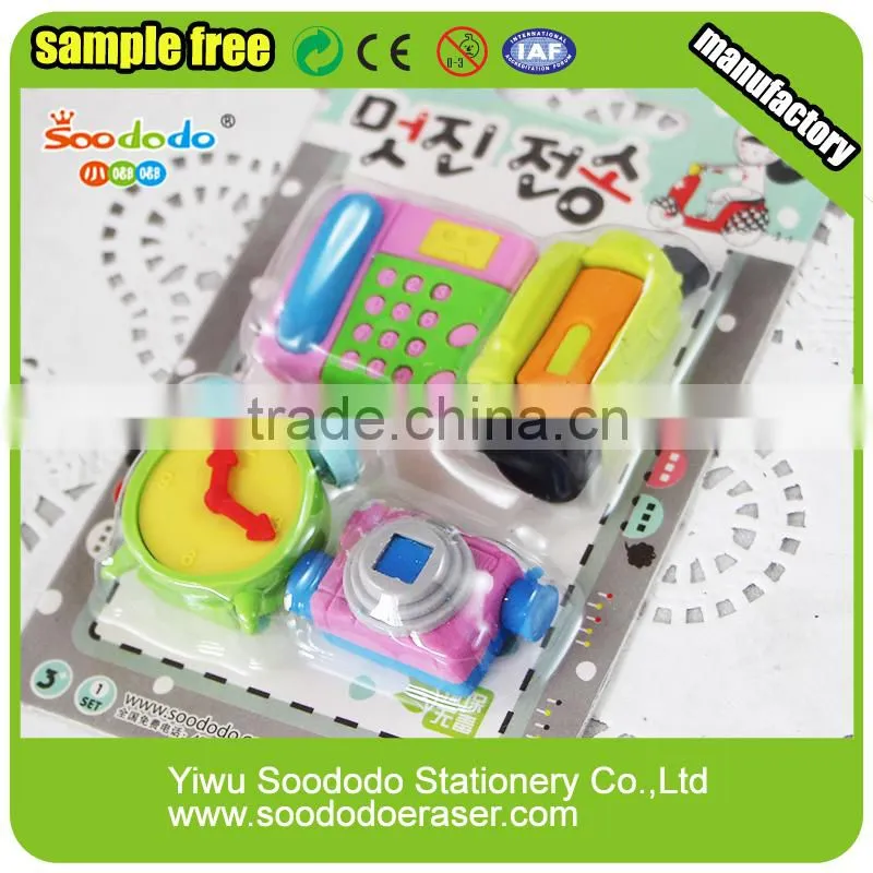 3D vegetables and fruit eraser sets